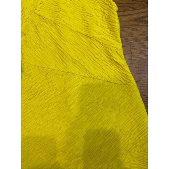Torn by Ronny Kobo Yellow Bodycon Ruched Dress - Picture 5 of 8